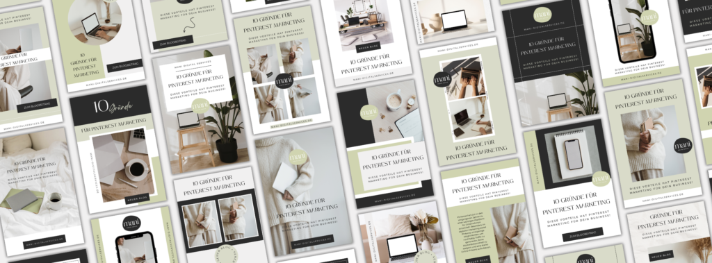 Pinterest Templates - Pinterest Pin Vorlagen für Canva - Pinterest Marketing leicht gemacht! l Strategisches Pinterest Marketing - Geld verdienen mit Pinterest!