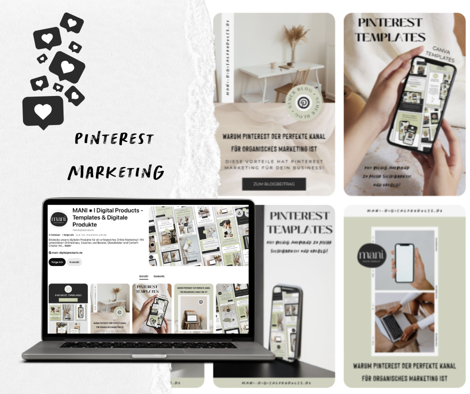 Pinterest Marketing l Marketing Pinterest - Erfolgreiches Pinterest Management und Pinterest Werbung, um die organische Reichweite zu steigern!