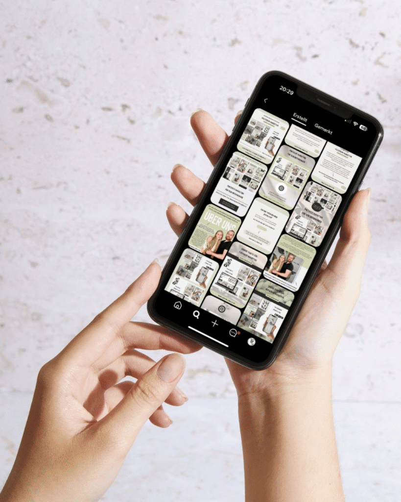 Mehr Sichtbarkeit, mehr Reichweite, mehr Umsatz - Mit Pinterest Marketing! Nutze Pinterest Marketing, um genau die Menschen zu erreichen, die nach deinen Produkten oder Dienstleistungen suchen und so mehr Kunden zu gewinnen – langfristig, planbar und organisch.