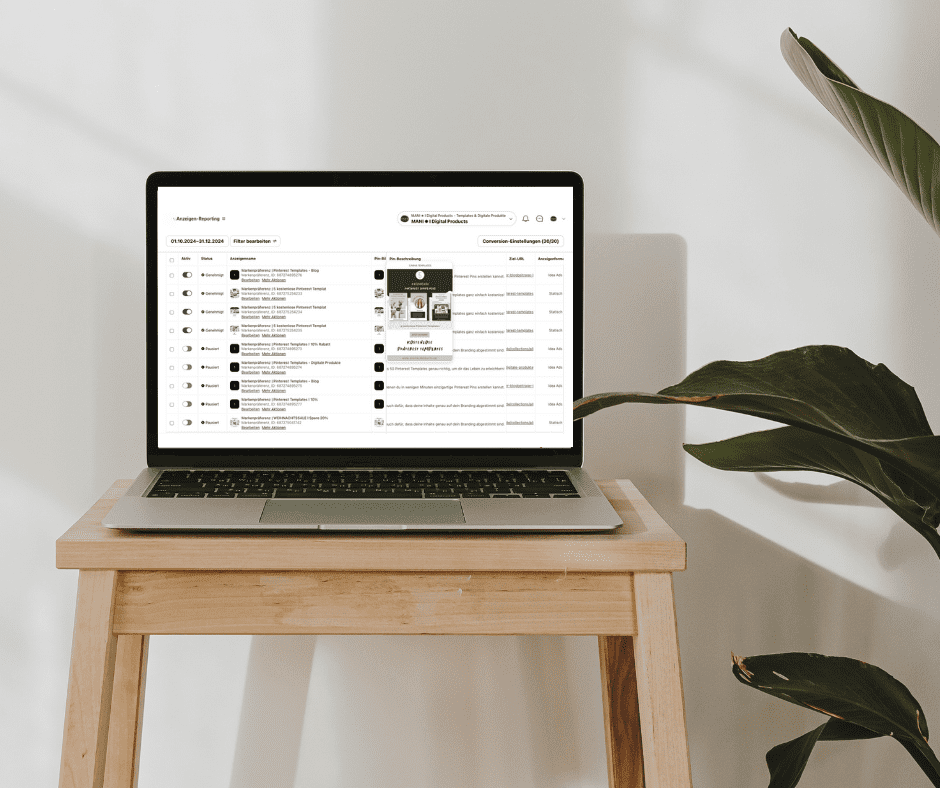 Pinterest Marketing: Pinterest Werbeanzeigen. Zielgerichtete Schaltung von Pinterest Werbeanzeigen für mehr Reichweite und Conversions. ideal für: Selbstständige, Unternehmen und Onlineshops, die mehr aus Pinterest herausholen und schneller sichtbare Ergebnisse erzielen möchten.
