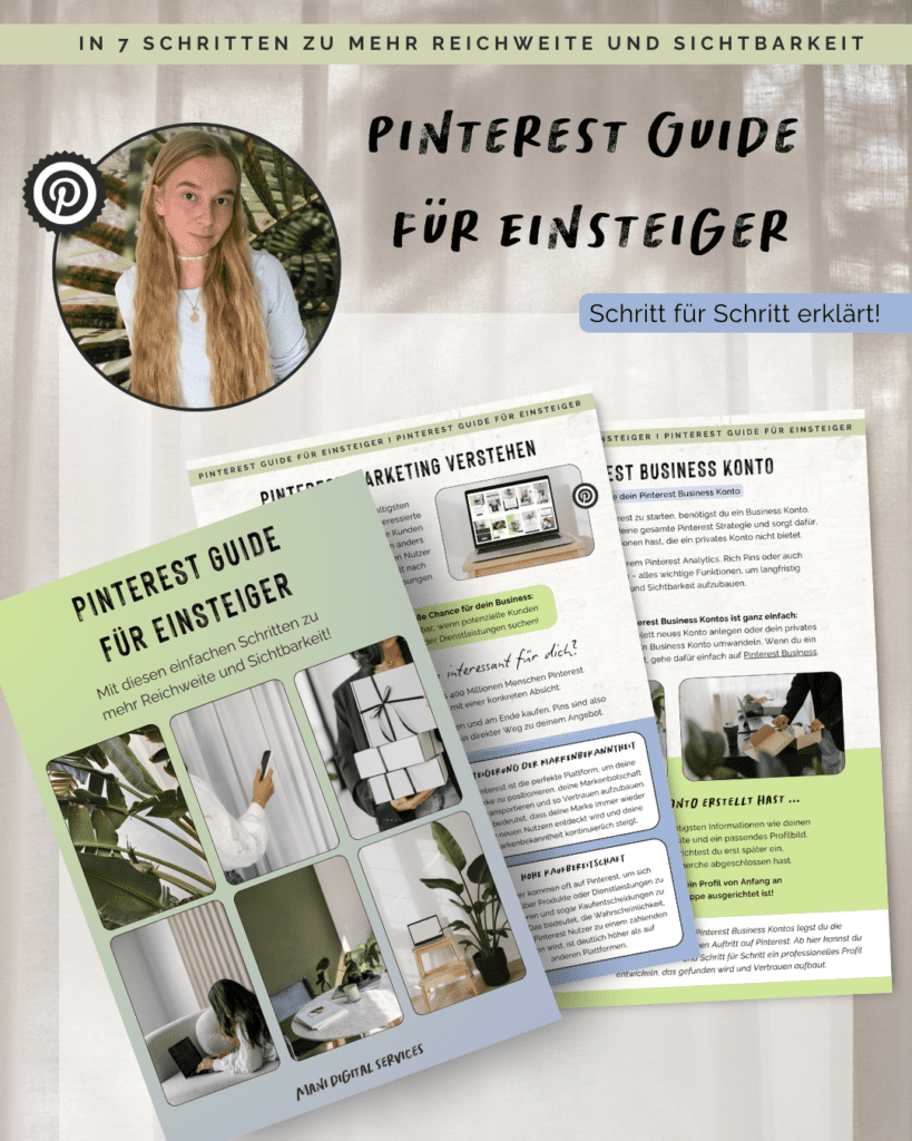 Pinterest Guide für Einsteiger. Pinterest Schritt für Schritt erklärt. In 7 Schritten zu mehr Reichweite und Sichtbarkeit.